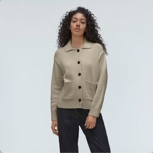 Everlane Tan Knit Jacket